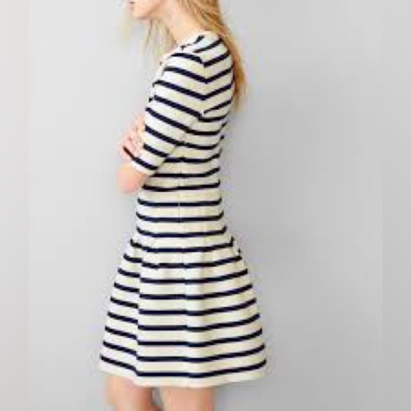 [US6]GAP Navy and White Striped Mini Dress - Picture 2 of 12